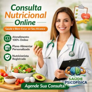 CONSULTA NUTRICIONAL - SAÚDE PSICOFÍSICA